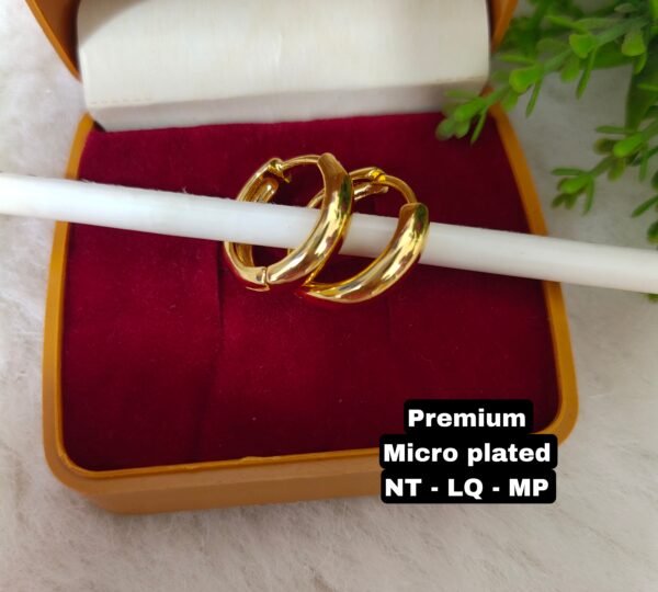 One  gram  gold  Earrings | one  gram gold  jewellery  Hoop  Earrings