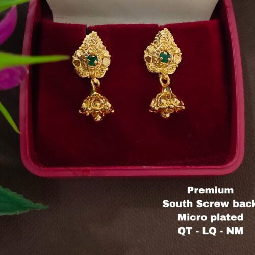 One  gram  gold  Earrings |one  gram gold   jewellery   jhumka   Earrings