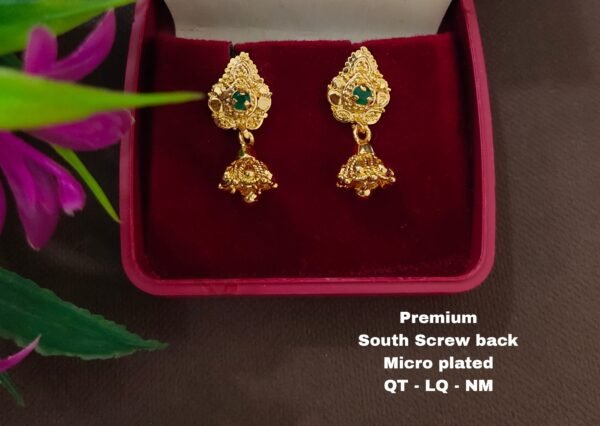 One  gram  gold  Earrings |one  gram gold   jewellery   jhumka   Earrings
