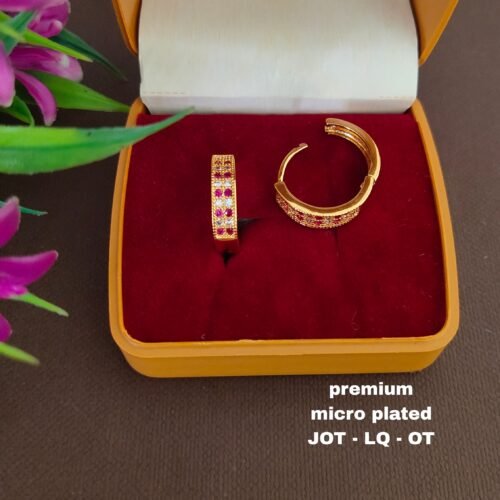 One  gram  gold  Earrings | one  gram gold  jewellery  Hoop  Earrings
