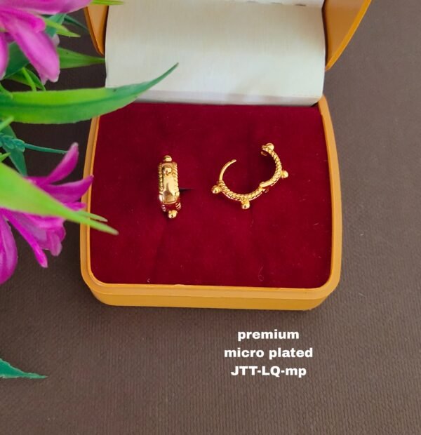 One  gram  gold  Earrings | one  gram gold  jewellery  Hoop  Earrings