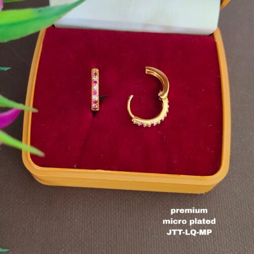 One  gram  gold  Earrings | one  gram gold  jewellery  Hoop  Earrings
