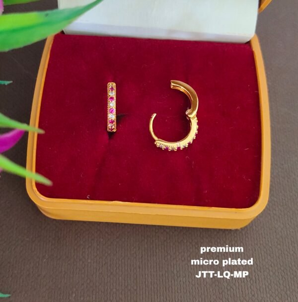One  gram  gold  Earrings | one  gram gold  jewellery  Hoop  Earrings