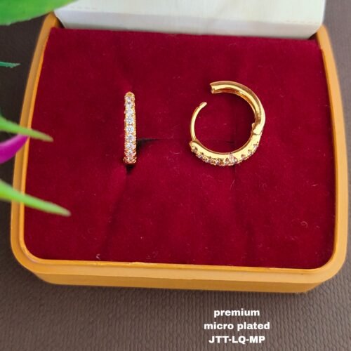 One  gram  gold  Earrings | one  gram gold  jewellery  Hoop  Earrings