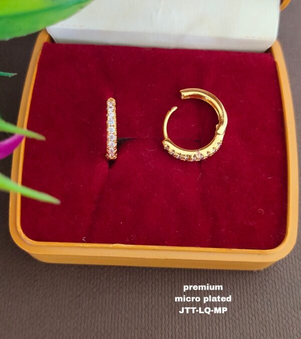 One  gram  gold  Earrings | one  gram gold  jewellery  Hoop  Earrings