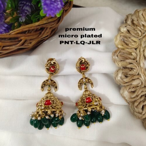One  gram  gold  Earrings |one gram gold  jewellery   jumka  Earrings