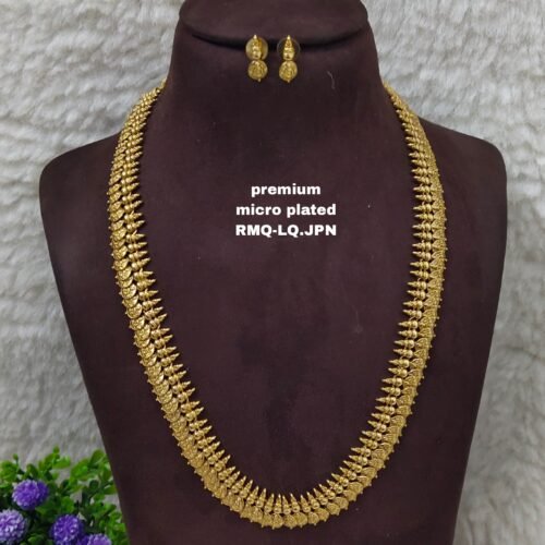 One gram gold Jewellery - South Indian Jewellery - One gram gold Necklaces