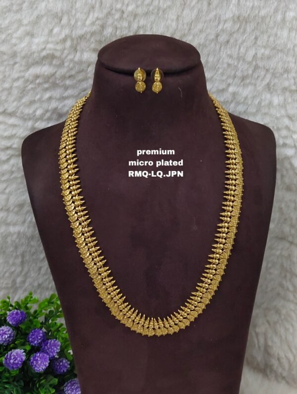 One gram gold Jewellery - South Indian Jewellery - One gram gold Necklaces