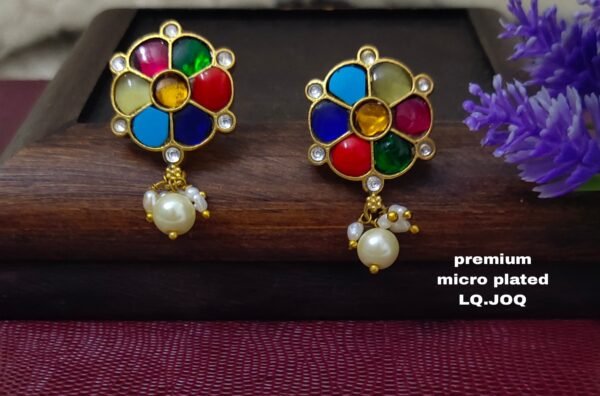 One  gram  gold  Earrings |one gram gold  jewellery  stud Earrings