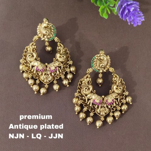 One  gram  gold  Earrings | one gram gold  jewellery  Chandbali  Earrings