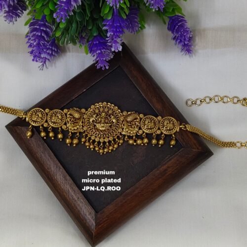 One gram gold Jewellery - South Indian Jewellery - One gram gold Antique Necklaces