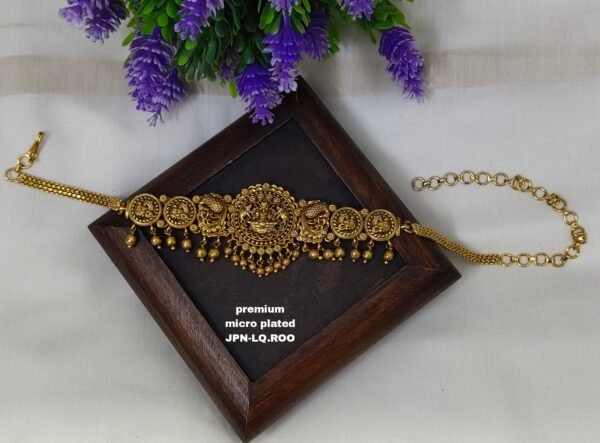 One gram gold Jewellery - South Indian Jewellery - One gram gold Antique Necklaces