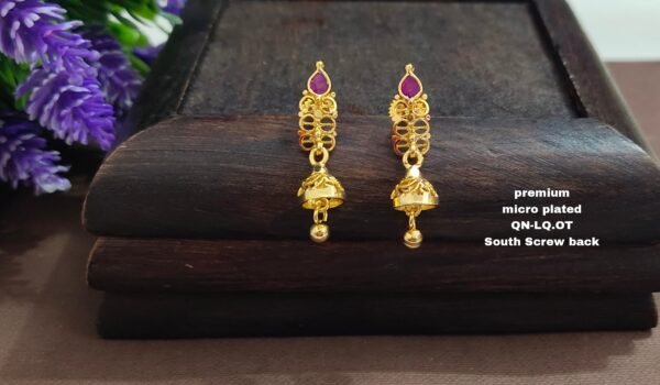 One  gram  gold  Earrings |one  gram gold   jewellery   jhumka   Earrings