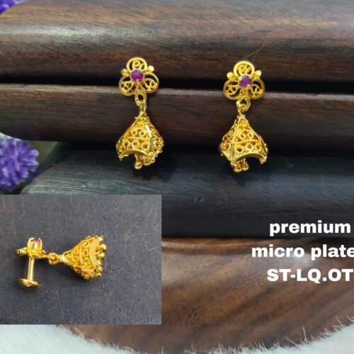 One  gram  gold  Earrings |one  gram gold   jewellery   jhumka   Earrings