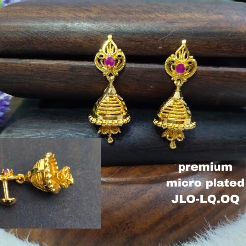One  gram  gold  Earrings |one  gram gold   jewellery   jhumka   Earrings