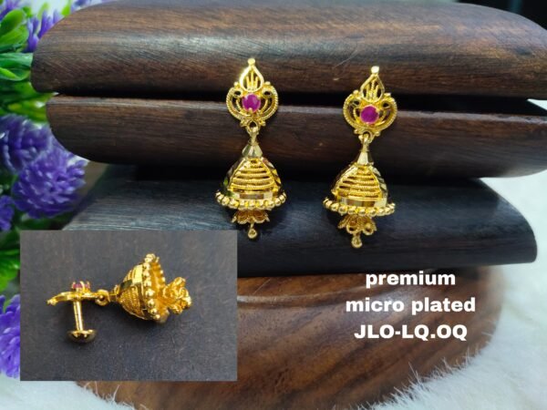 One  gram  gold  Earrings |one  gram gold   jewellery   jhumka   Earrings