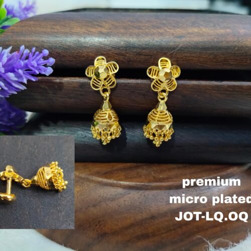 One  gram  gold  Earrings |one  gram gold   jewellery   jhumka   Earrings