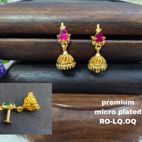 One  gram  gold  Earrings |one  gram gold   jewellery   jhumka   Earrings