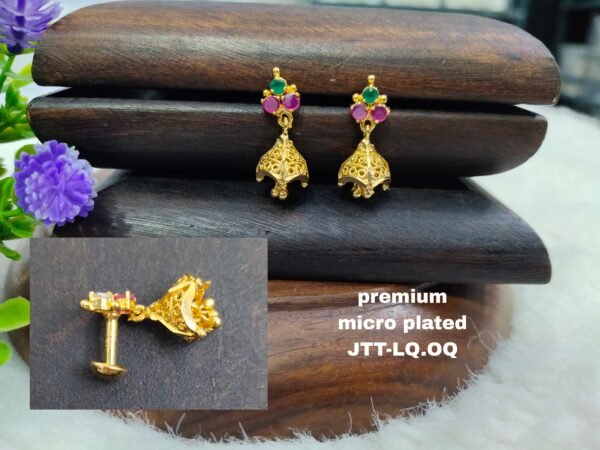 One  gram  gold  Earrings  |one  gram gold   jewellery   jhumka   Earrings