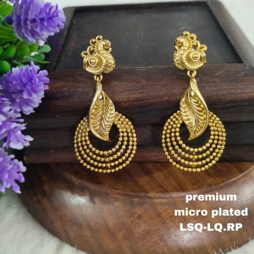 One  gram  gold  Earrings |one gram gold  jewellery  Chandbali  Earrings