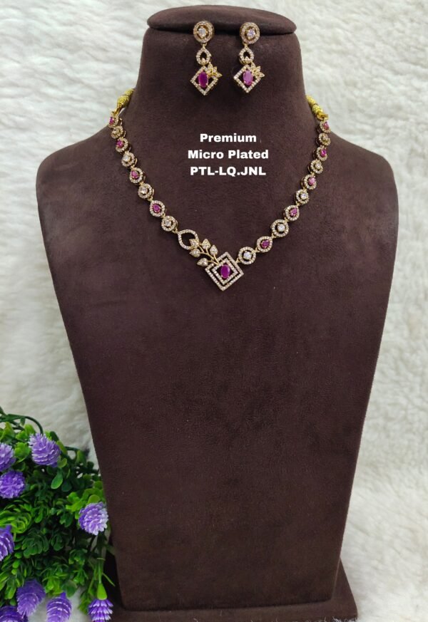 one gram gold jewellery | One gram gold Necklace