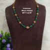 One gram gold green  beads chains  one gram gold antique beads chains