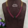 One gram gold  chetan beads chains  one gram gold pearls chains