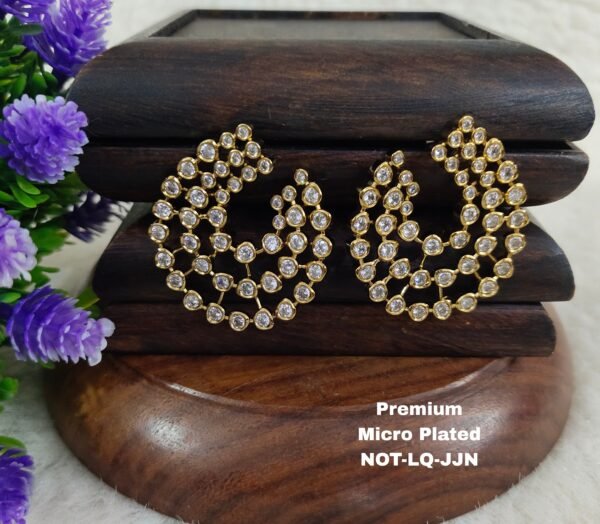 One  gram  gold  Earrings |one gram gold  jewellery  Chandbali  Earrings