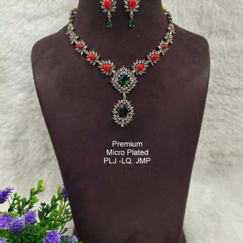 One gram gold Jewellery - South Indian Jewellery - One gram gold Necklaces