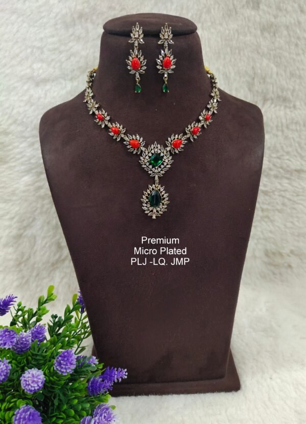 One gram gold Jewellery - South Indian Jewellery - One gram gold Necklaces