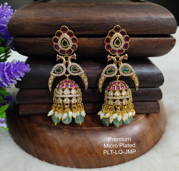 One  gram  gold  Earrings |one gram gold  jewellery   jumka  Earrings