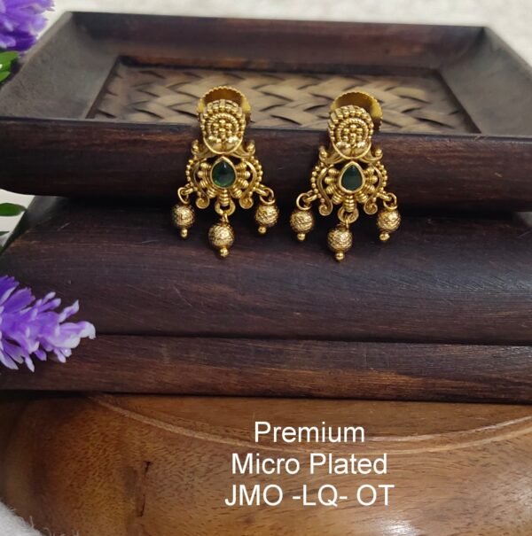 One  gram  gold  Earrings | one  gram  gold   jewellery   Chandbali  Earrings