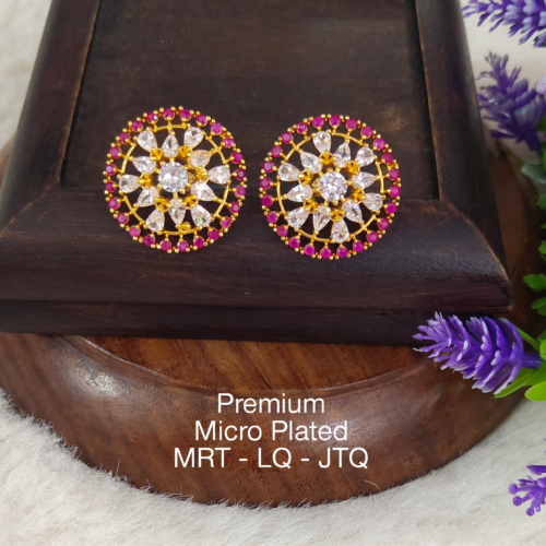 One gram gold Earrings | One gram gold Jewellery