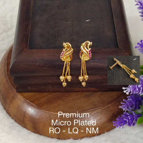 One  gram  gold  Earrings | one  gram  gold   jewellery   Chandbali  Earrings