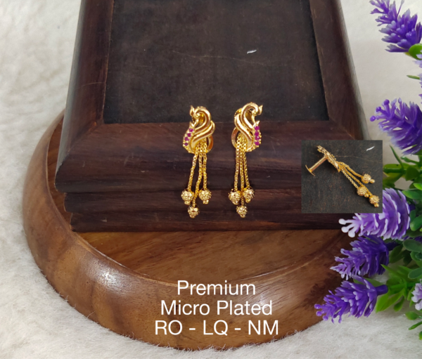 One  gram  gold  Earrings | one  gram  gold   jewellery   Chandbali  Earrings