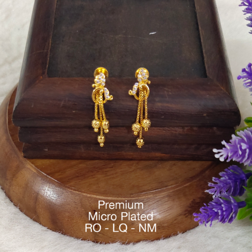 One  gram  gold  Earrings | one  gram  gold   jewellery   Chandbali  Earrings