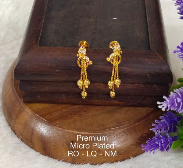 One  gram  gold  Earrings | one  gram  gold   jewellery   Chandbali  Earrings