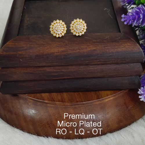 One gram gold Earrings | one gram gold jewellery | Studs Earrings