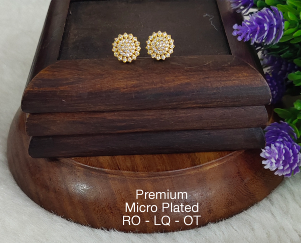 One gram gold Earrings | one gram gold jewellery | Studs Earrings