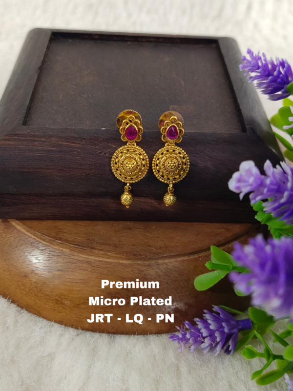 One  gram  gold  Earrings | one  gram  gold   jewellery   Chandbali  Earrings