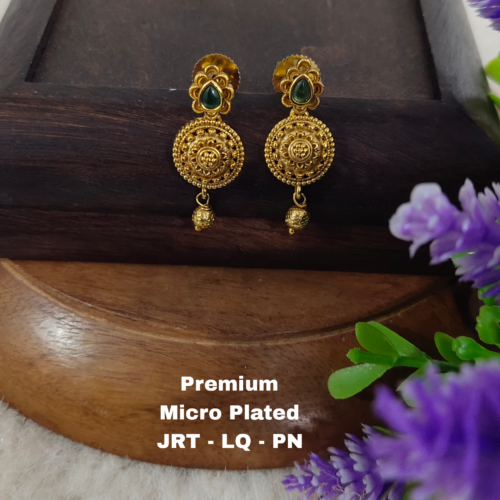 One  gram  gold  Earrings | one  gram  gold   jewellery   Chandbali  Earrings