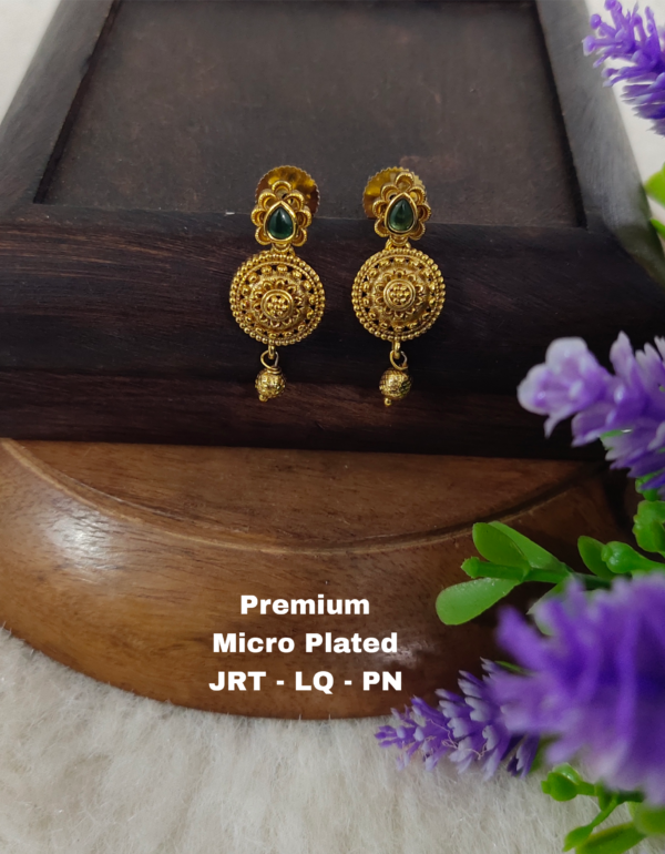 One  gram  gold  Earrings | one  gram  gold   jewellery   Chandbali  Earrings