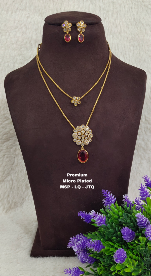 One gram gold jewellery one gram gold necklace
