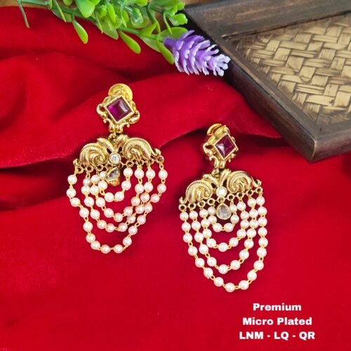 One  gram  gold  Earrings |one gram gold  jewellery  Chandbali  Earrings