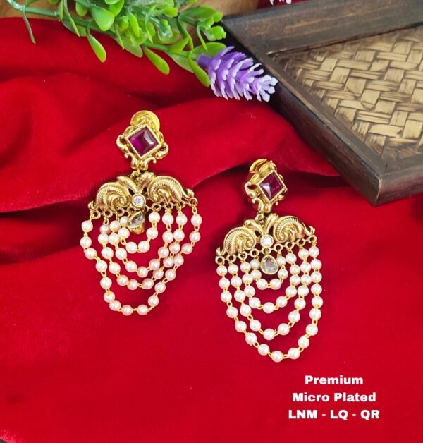 One  gram  gold  Earrings |one gram gold  jewellery  Chandbali  Earrings