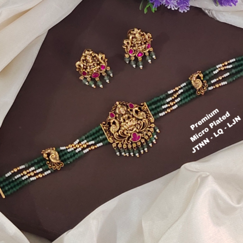 Picsart_25-06-23_16-45-01-497 One gram gold Jewellery - South Indian Jewellery - One gram gold Antique Necklaces