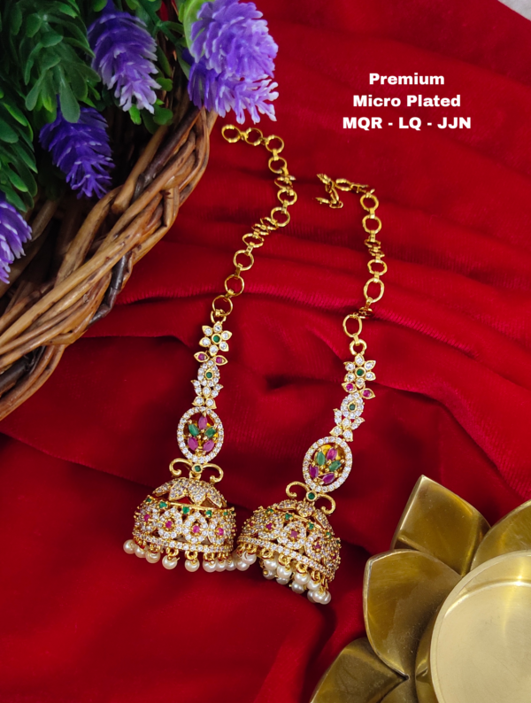 One  gram  gold  Earrings |one gram gold  jewellery   jumka  Earrings
