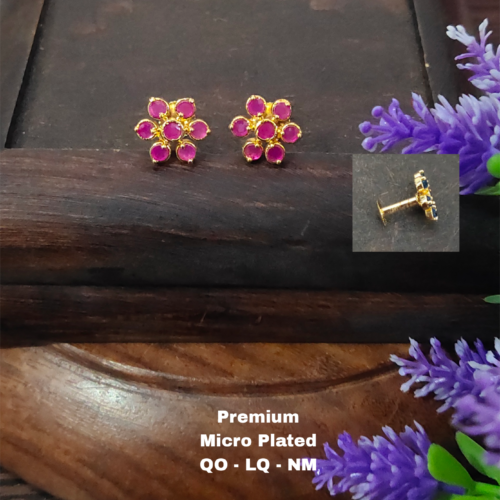 One  gram  gold  Earrings | one  gram  gold   jewellery   Studs  Earrings