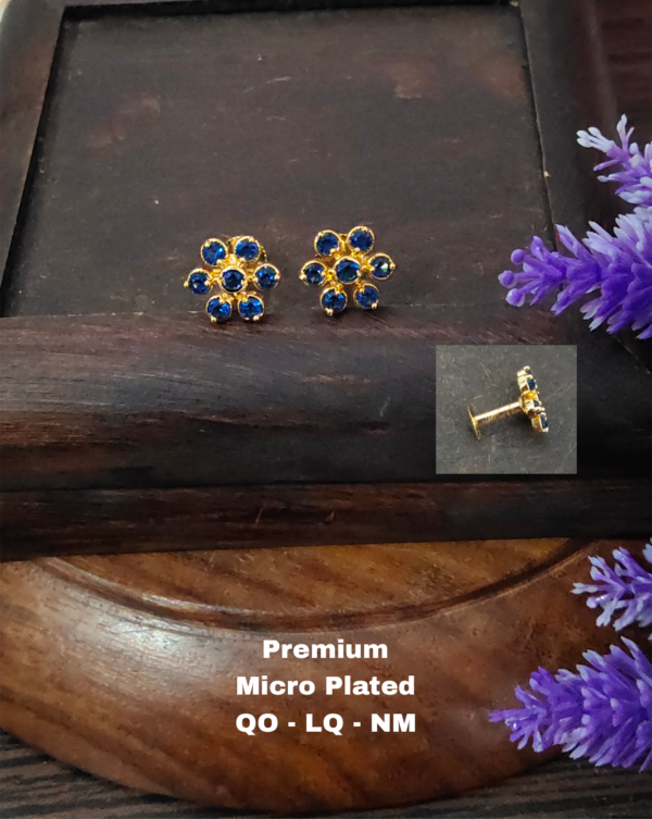 One  gram  gold  Earrings | one  gram  gold   jewellery   Studs  Earrings