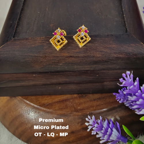 One  gram  gold  Earrings | one  gram  gold   jewellery   Studs  Earrings